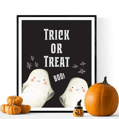 DIY Halloween Party Trick or Treat Sign - DIY Party World