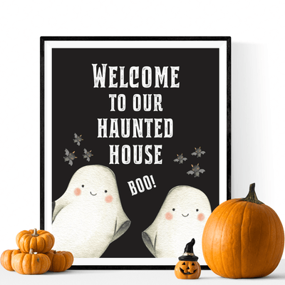 DIY Halloween Party Welcome Sign - DIY Party World